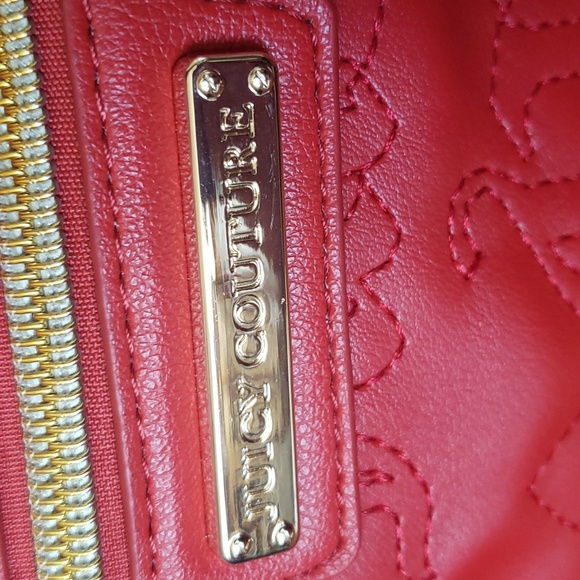 NWT Juicy By Juicy Couture Crowd Pleaser So Cute Crimson Red ♥ Backpack . - Picture 8 of 17